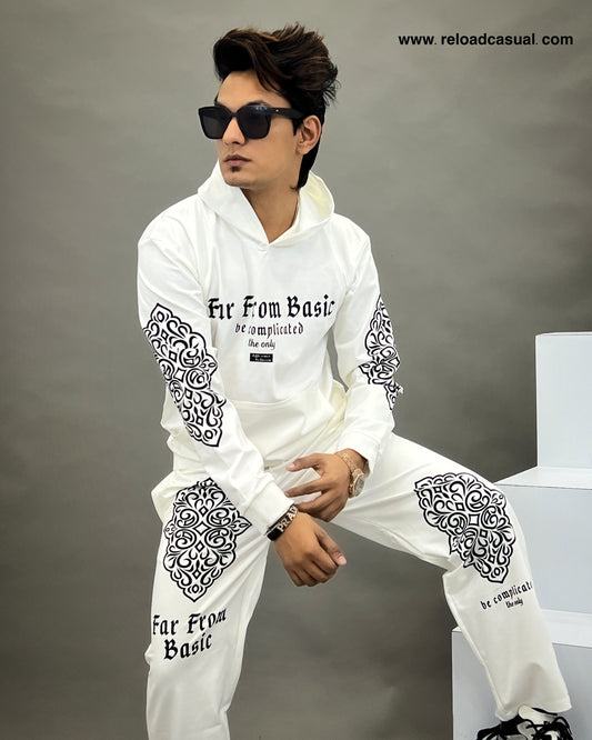 Men’s Printed Hoodie Co-Ord Set – Far From Basic
