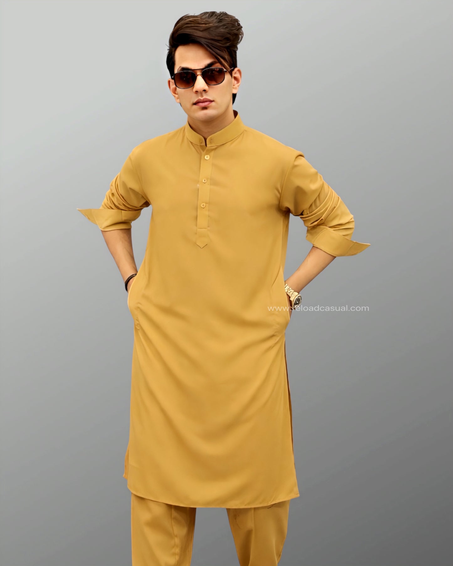 Lachka Straight Cut Kurta Pyjama Combo