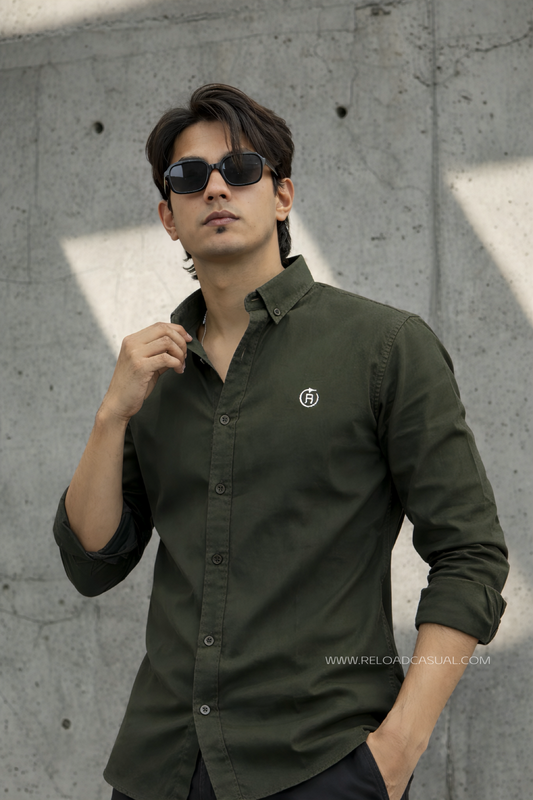 Twill Cotton Slim Fit Shirt