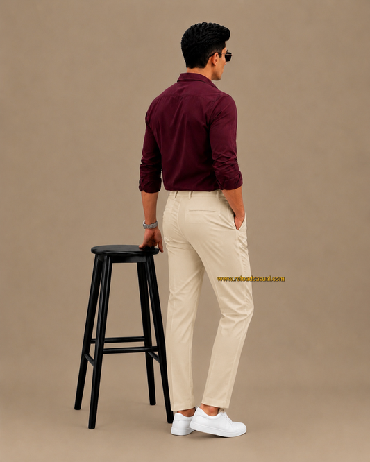 Men's Oxford Breathable Shirt + Hidden Zip Pocket Pant Combo