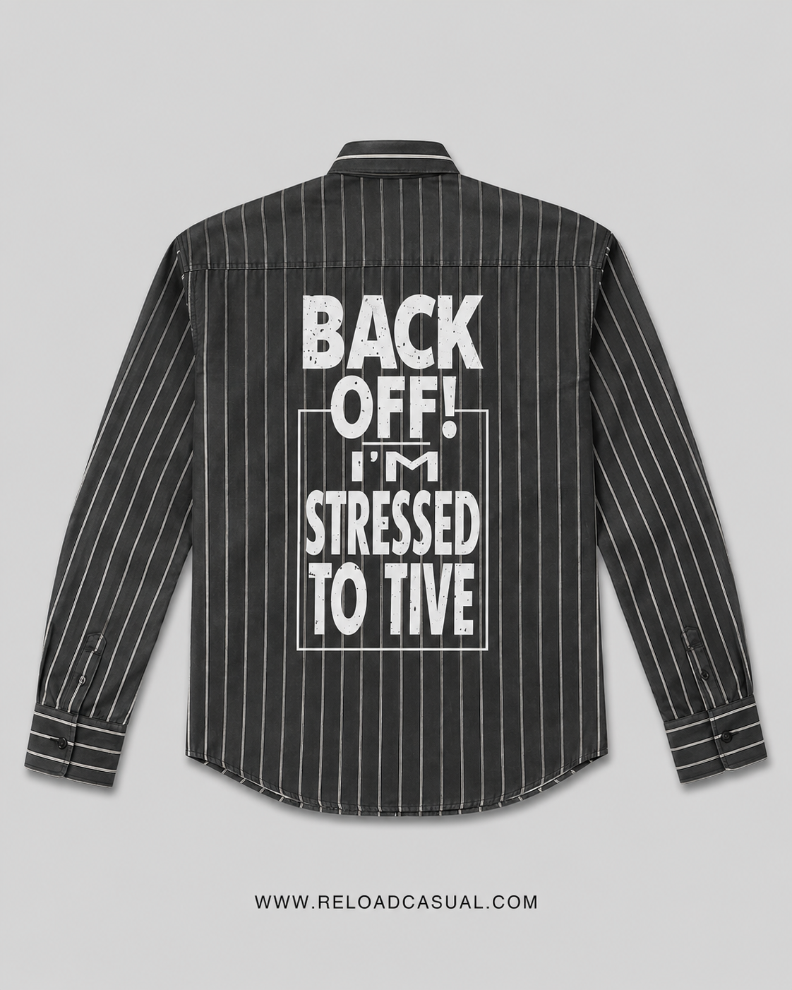 Back Off Striped Casual Shirt