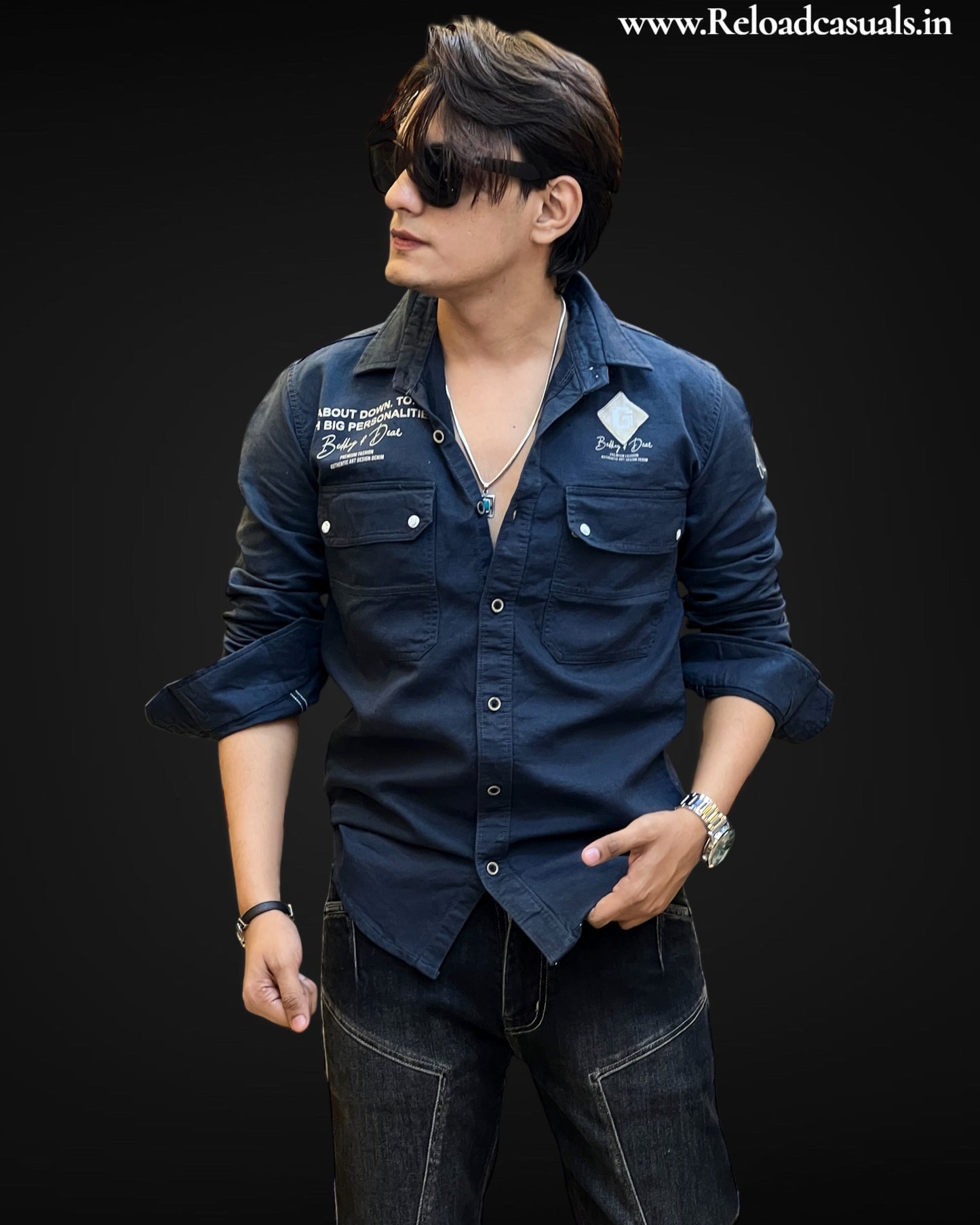 Double Button On Pocket RFD Shirt