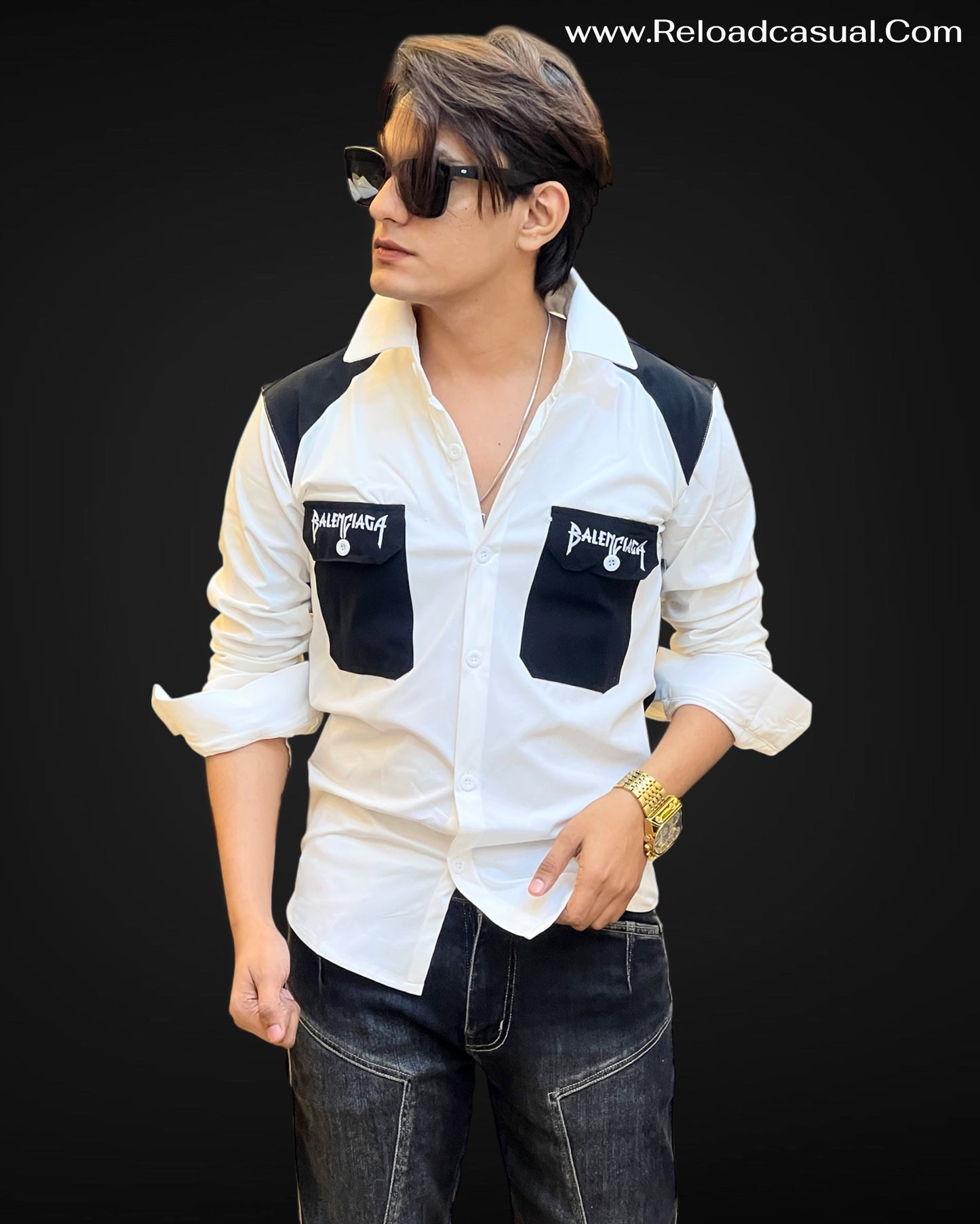 Fantastic Dual-Tone Pocket Shirt