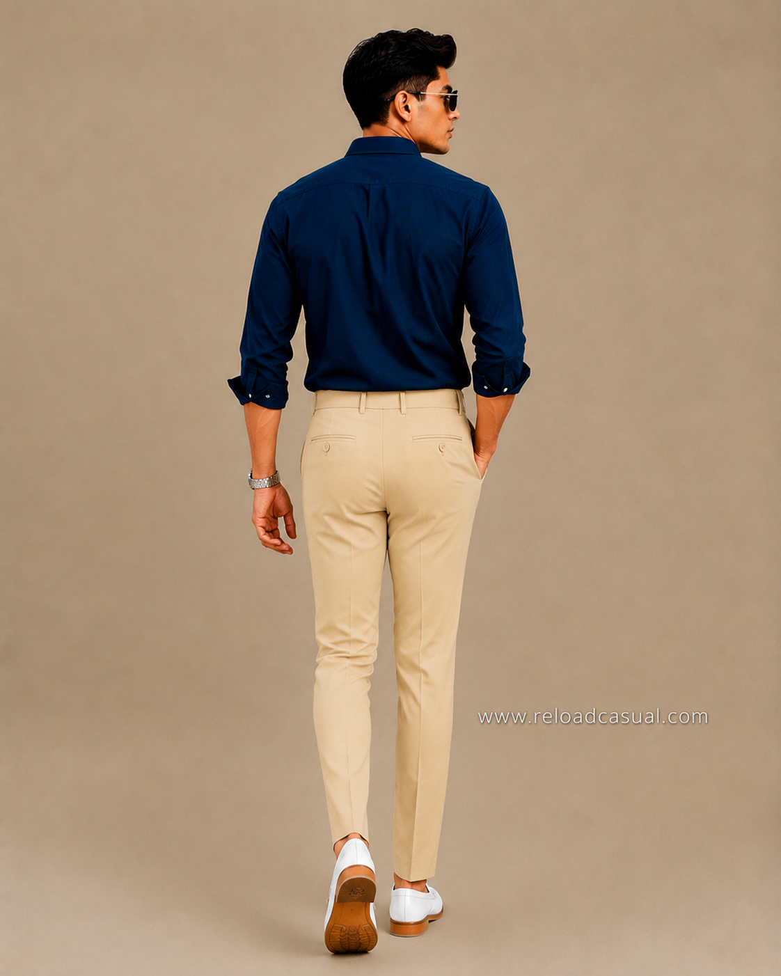 Men's Breathable Shirt + Modern Slim Fit Lachka Pant Combo