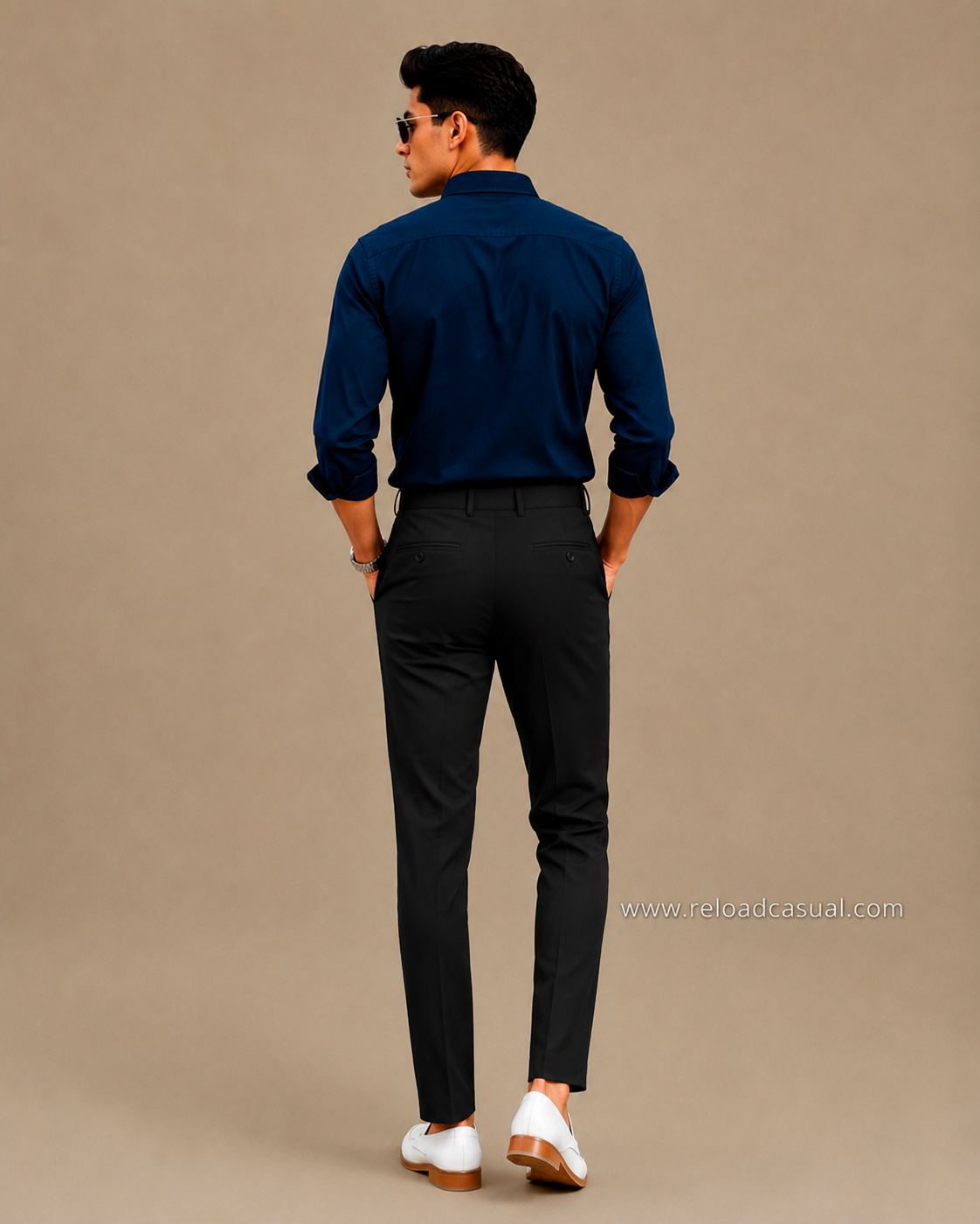Men's Breathable Shirt + Modern Slim Fit Lachka Pant Combo