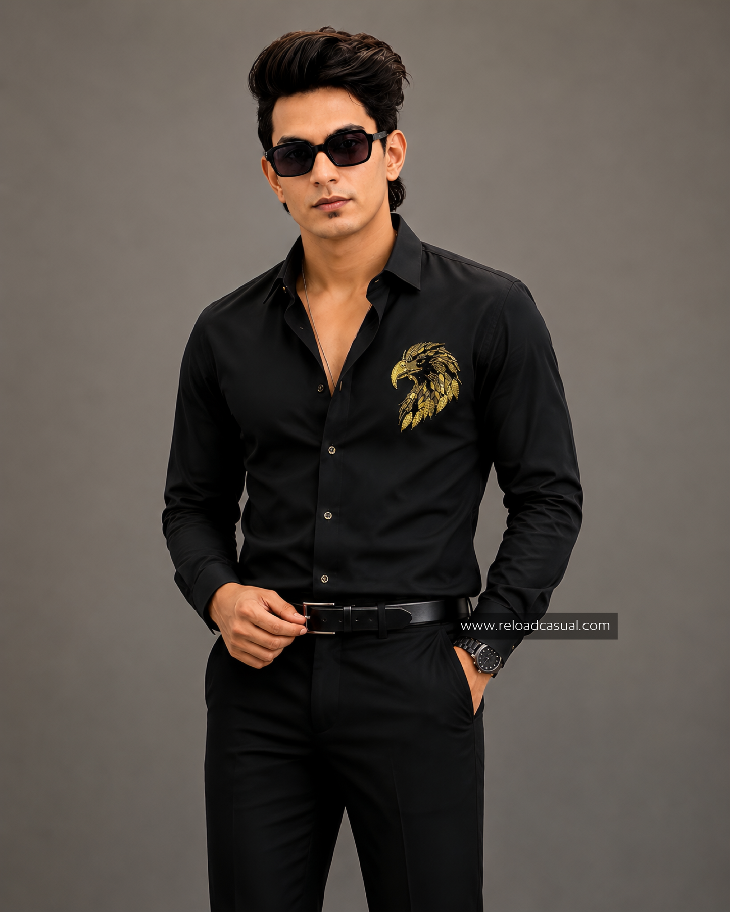 Elite Eagal Head Diamond Patch Lachka Shirt