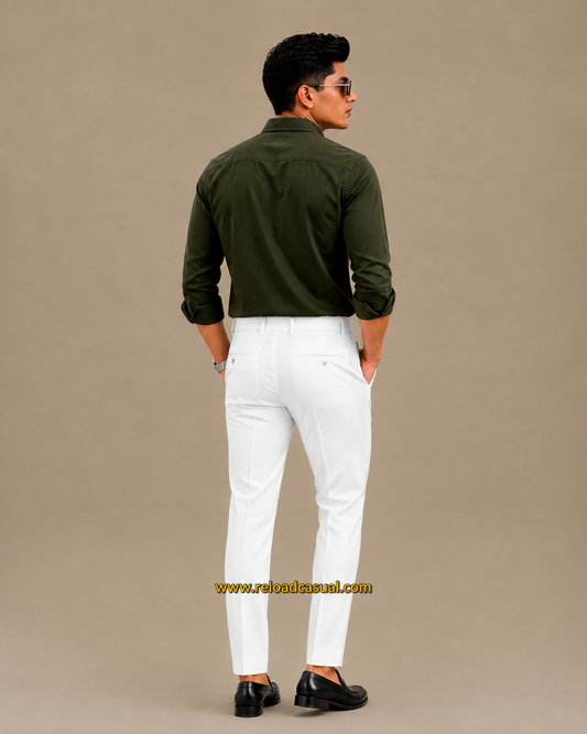 Men's Oxford Breathable Shirt + Hidden Zip Pocket Pant Combo