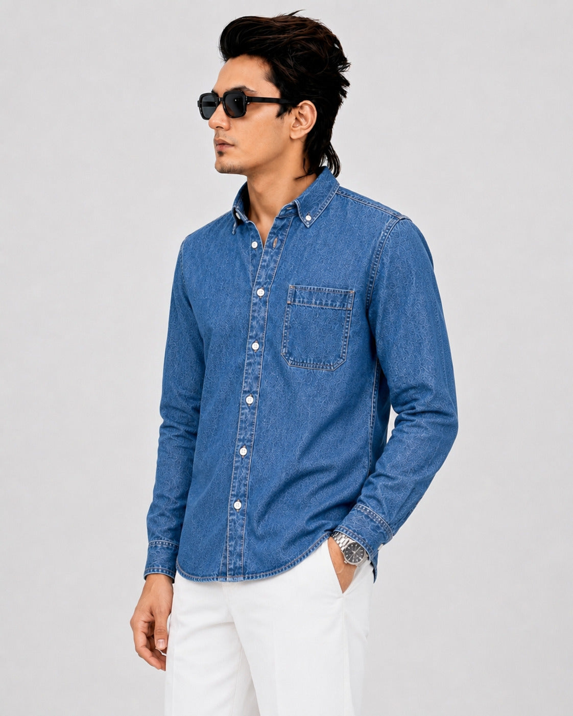 Fine Fit Prime Denim Shirt