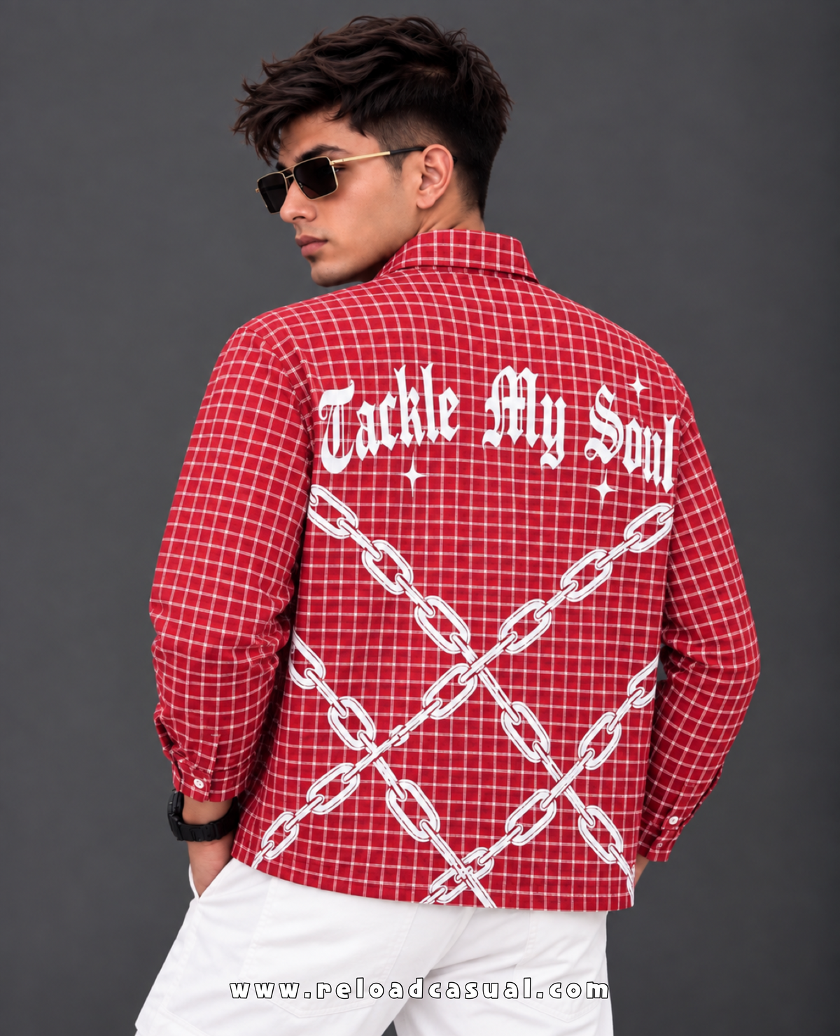 Savage Grid Zipper Shirt
