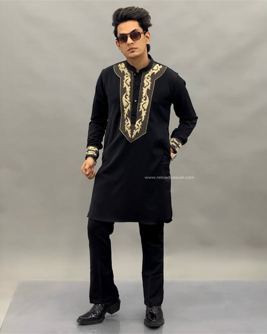 Imperial Wing Embroidered Kurta Set
