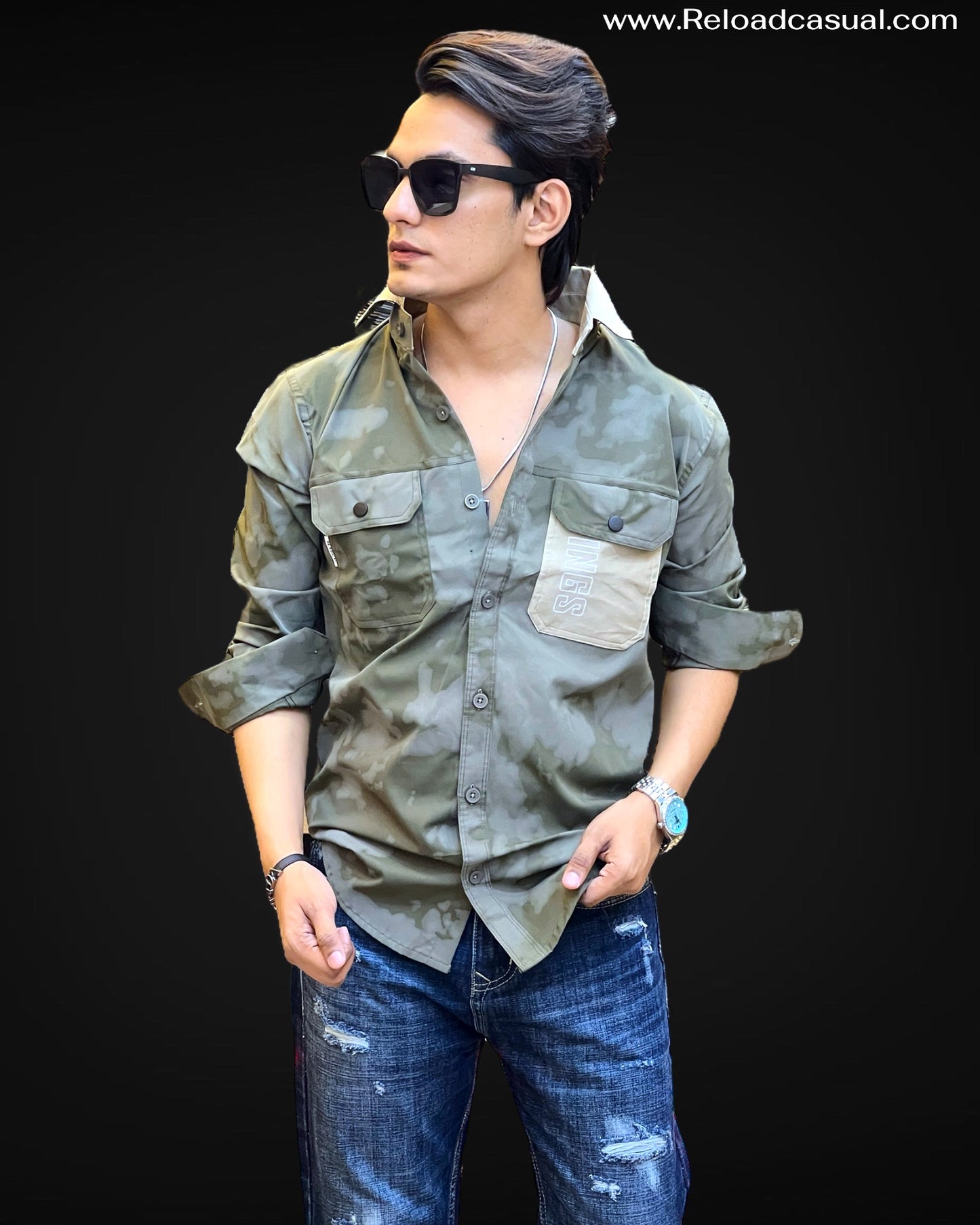 Camouflage Utility Shirt