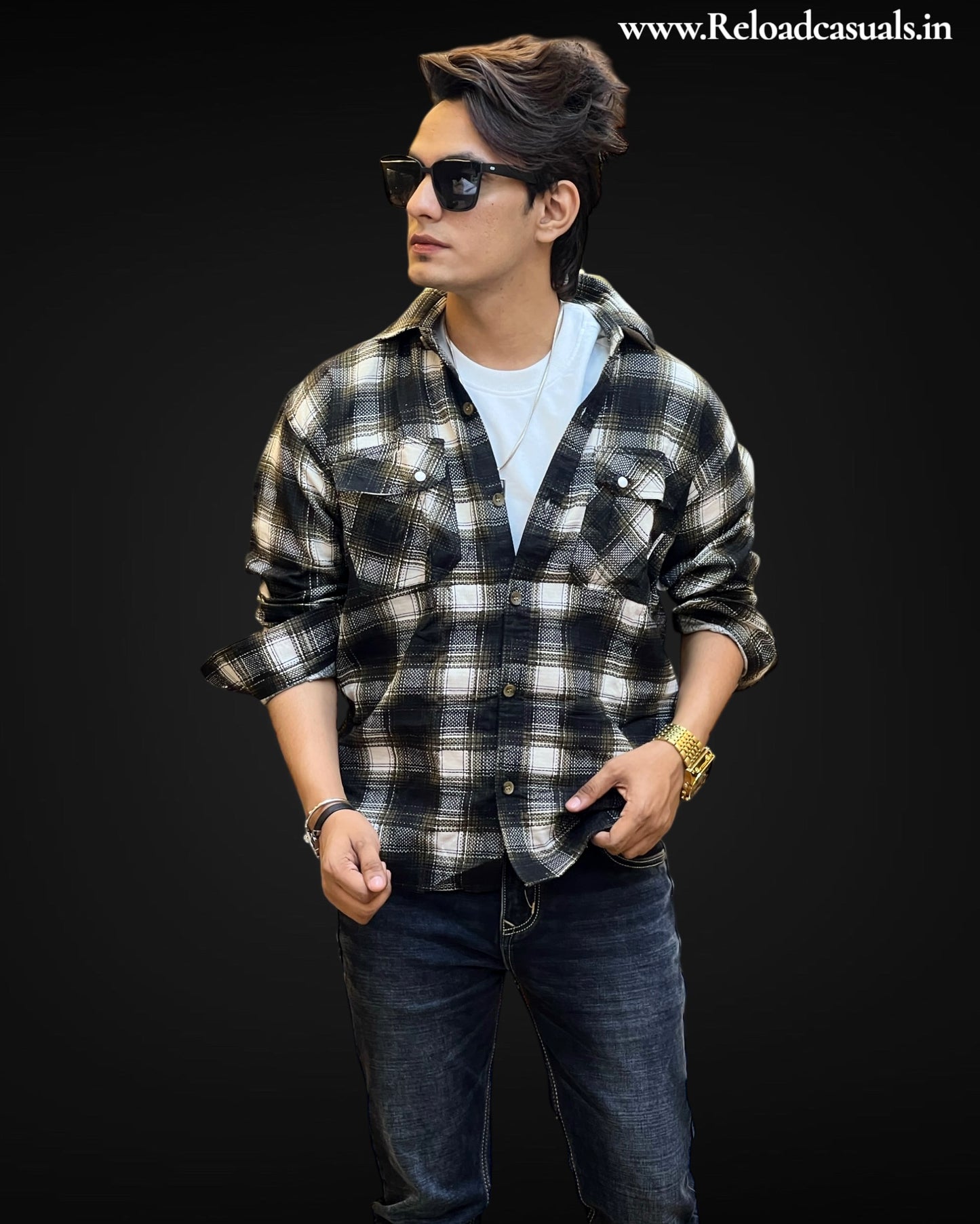 Classic Grid Flannel Shirt