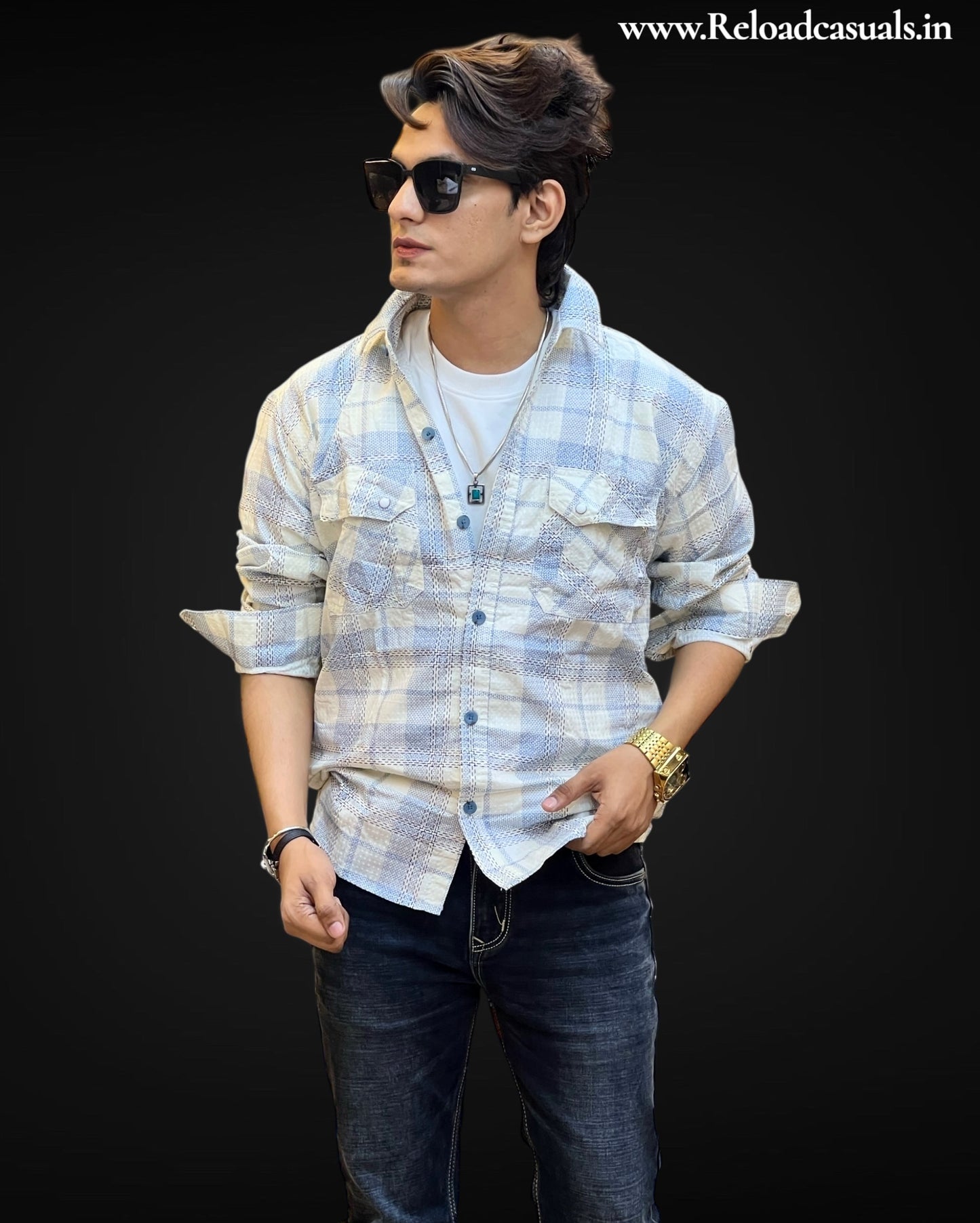 Classic Grid Flannel Shirt