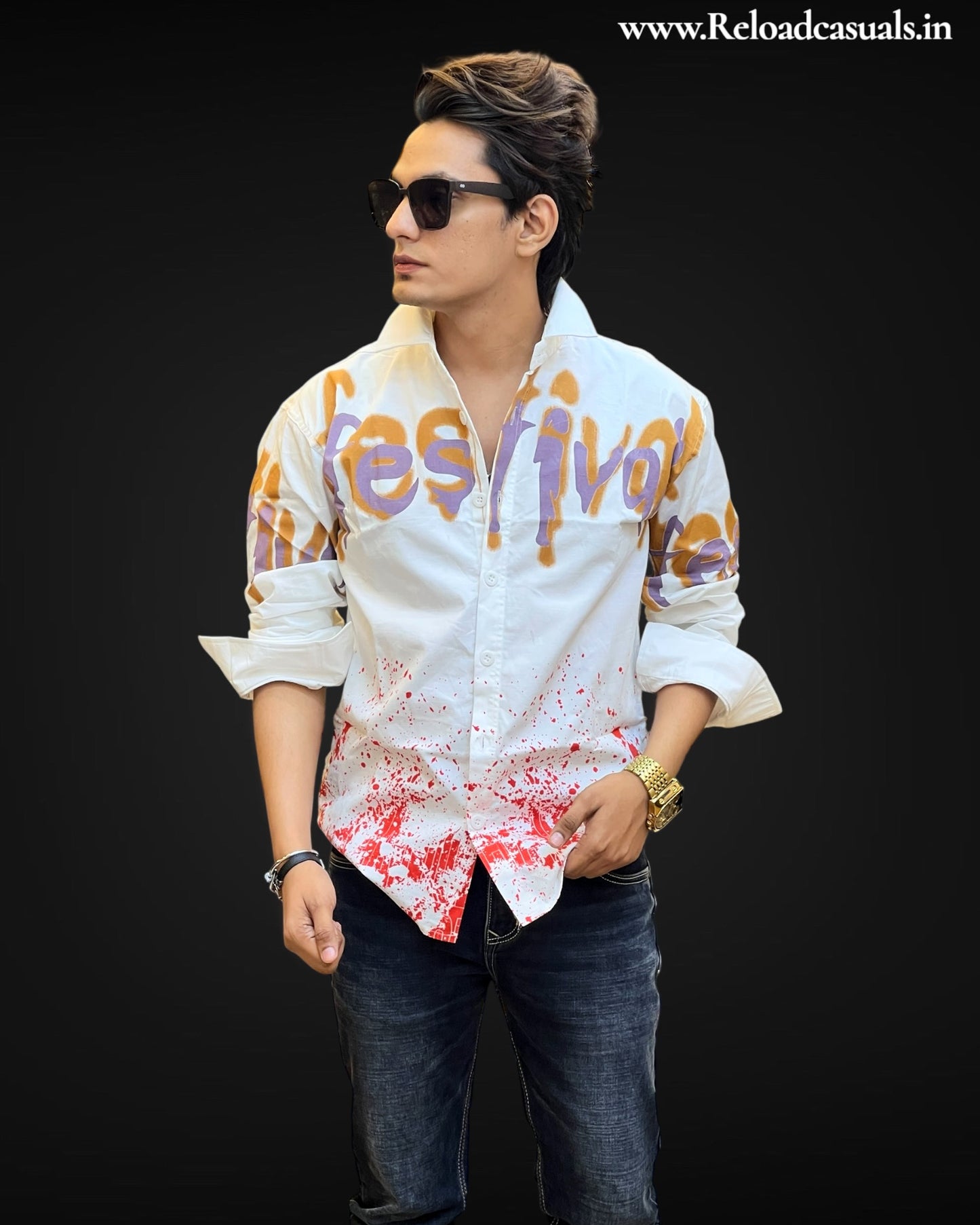 Graffiti Wave Festive Shirt