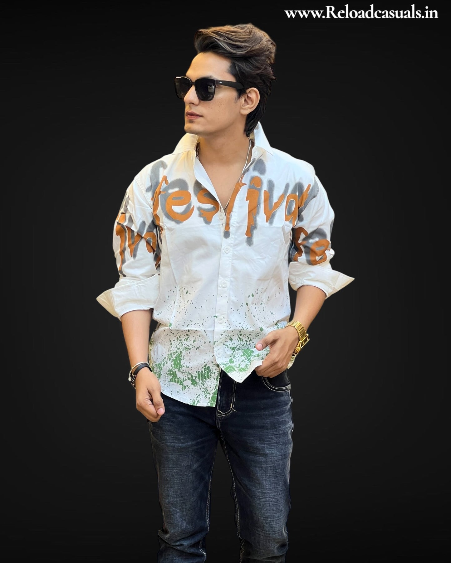 Graffiti Wave Festive Shirt