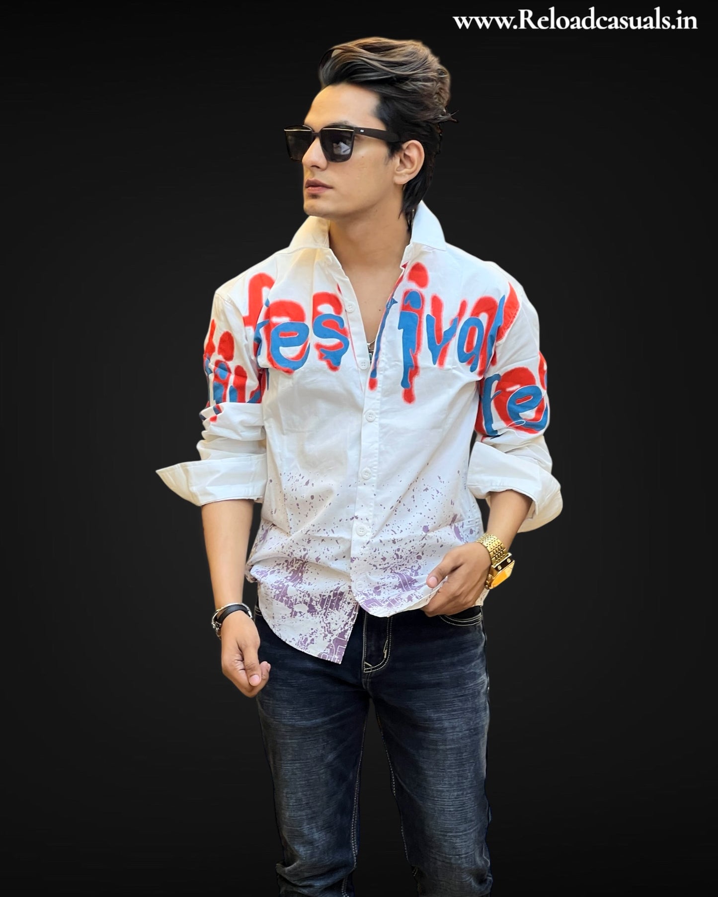 Graffiti Wave Festive Shirt