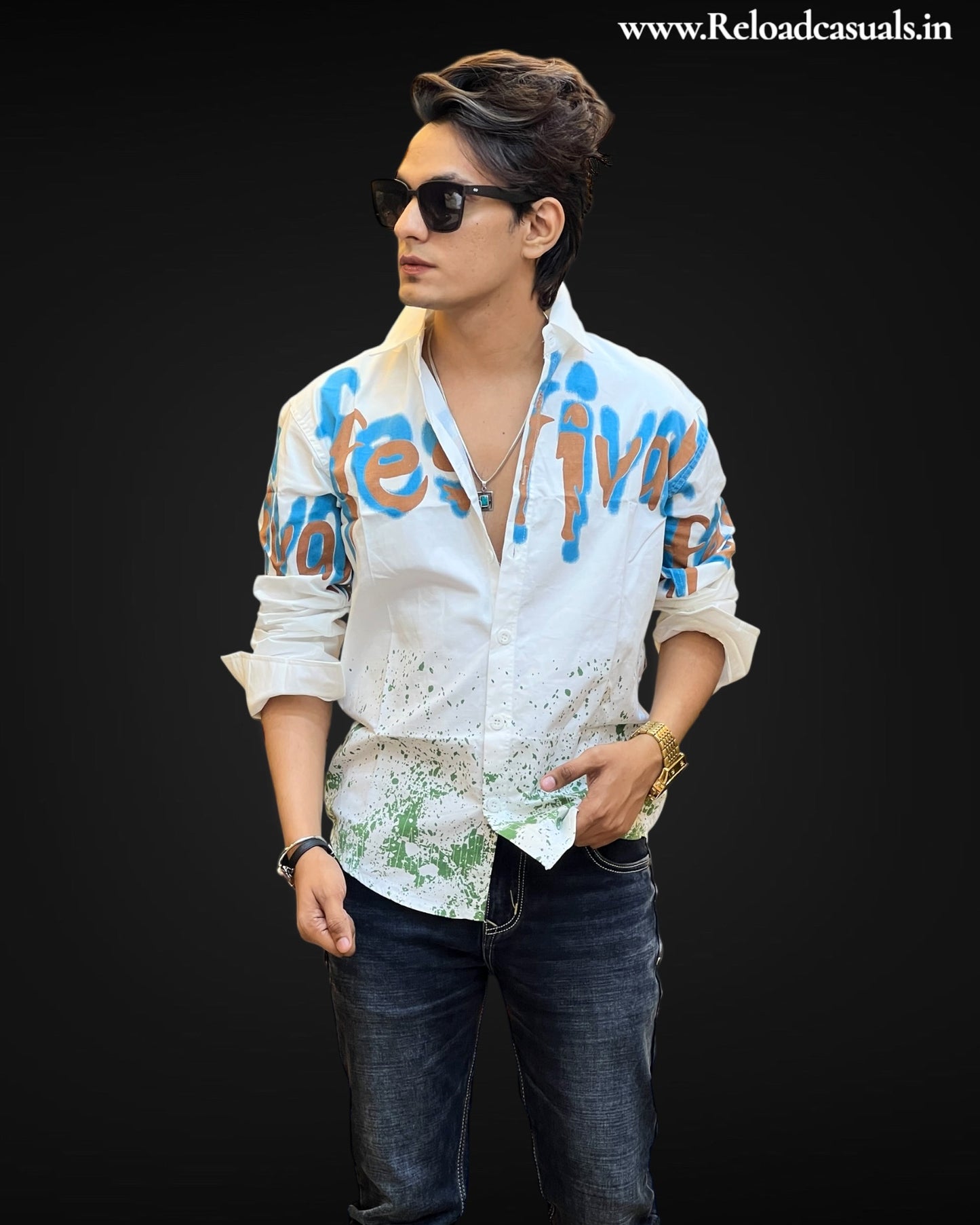 Graffiti Wave Festive Shirt