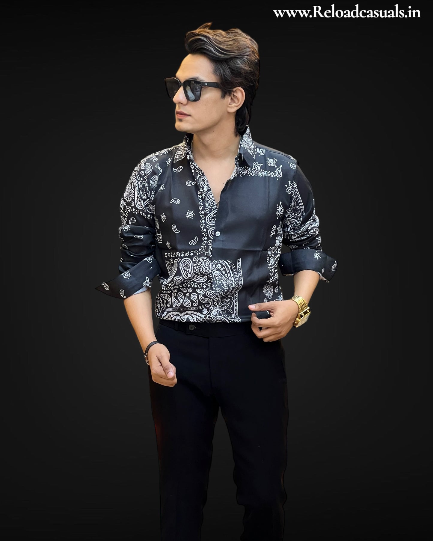 Paisley Linen Print Shirts