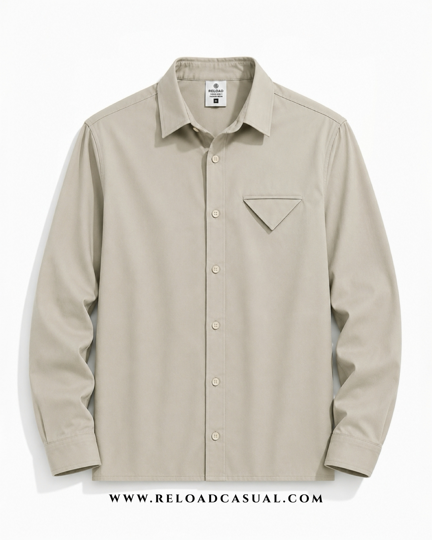 Single Flap Pocket Boxy Fit Shirt