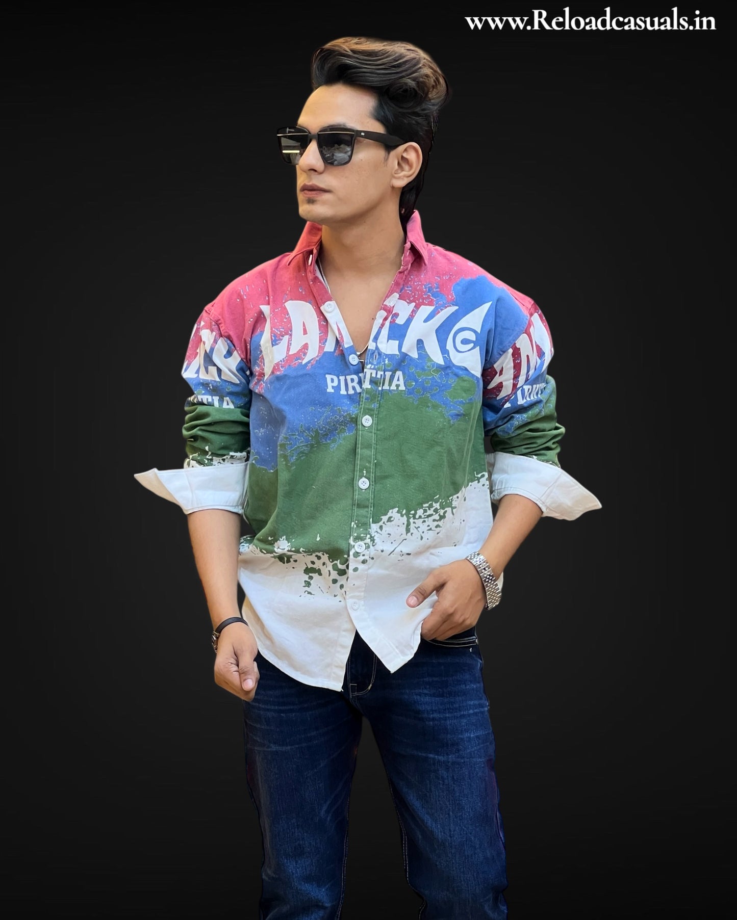 Color Splash Fusion Casual Shirt