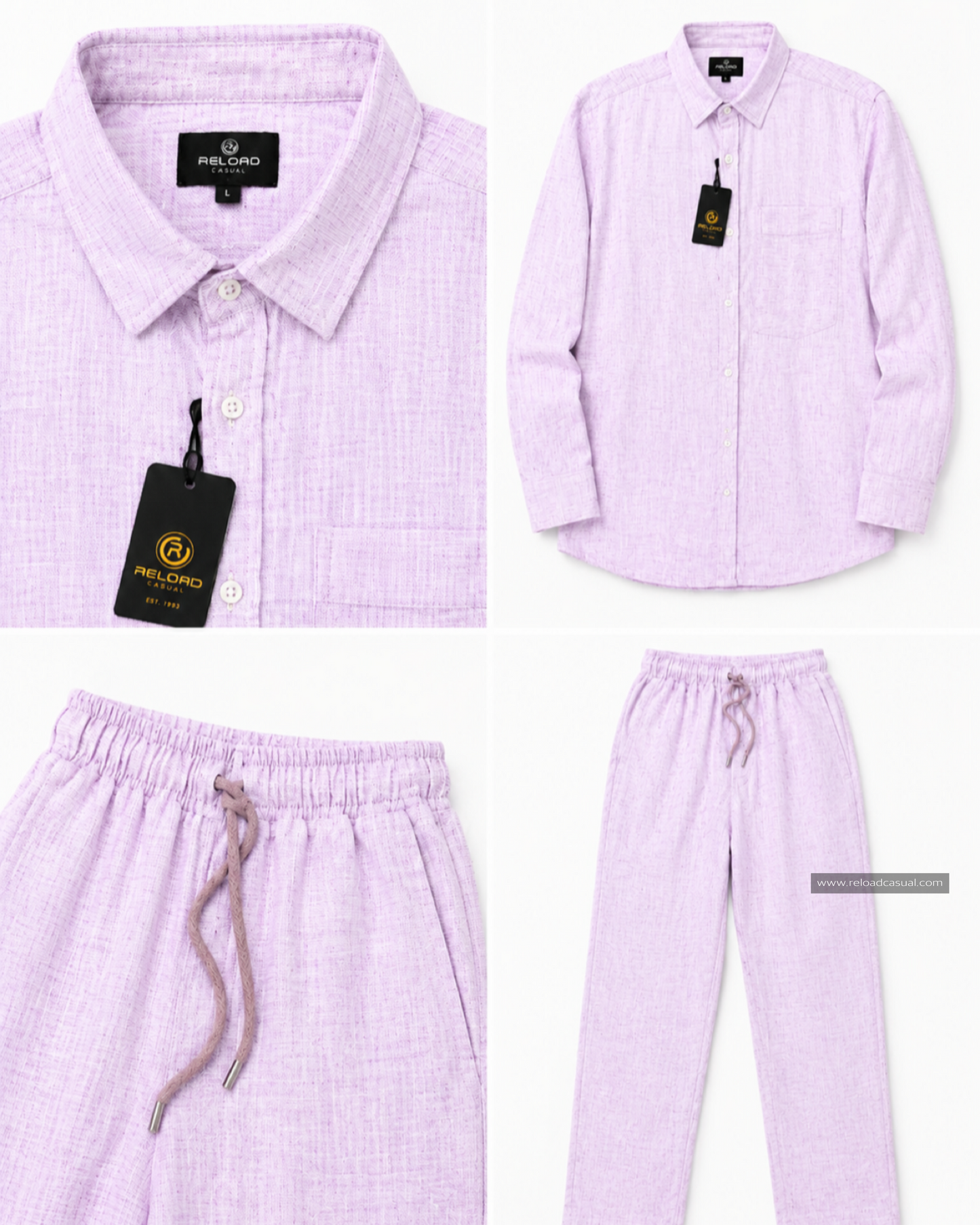 Relaxed Fit Summer Linen Tracksuit