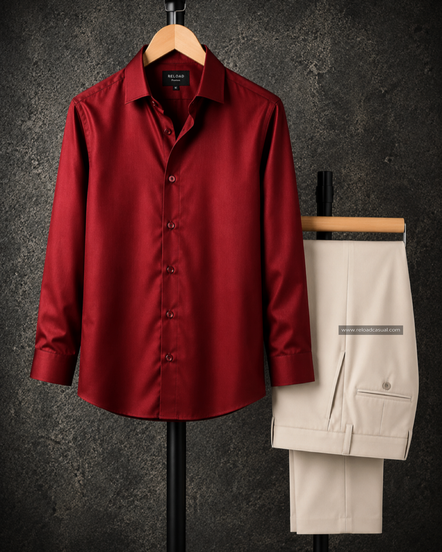 Premium Satin Shirt & Adjustable Pant Combo