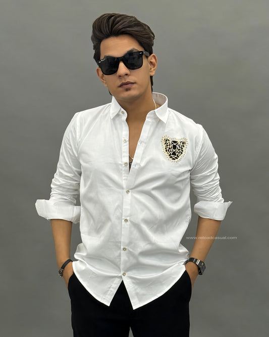 Panthar Crystal Conture Shirt