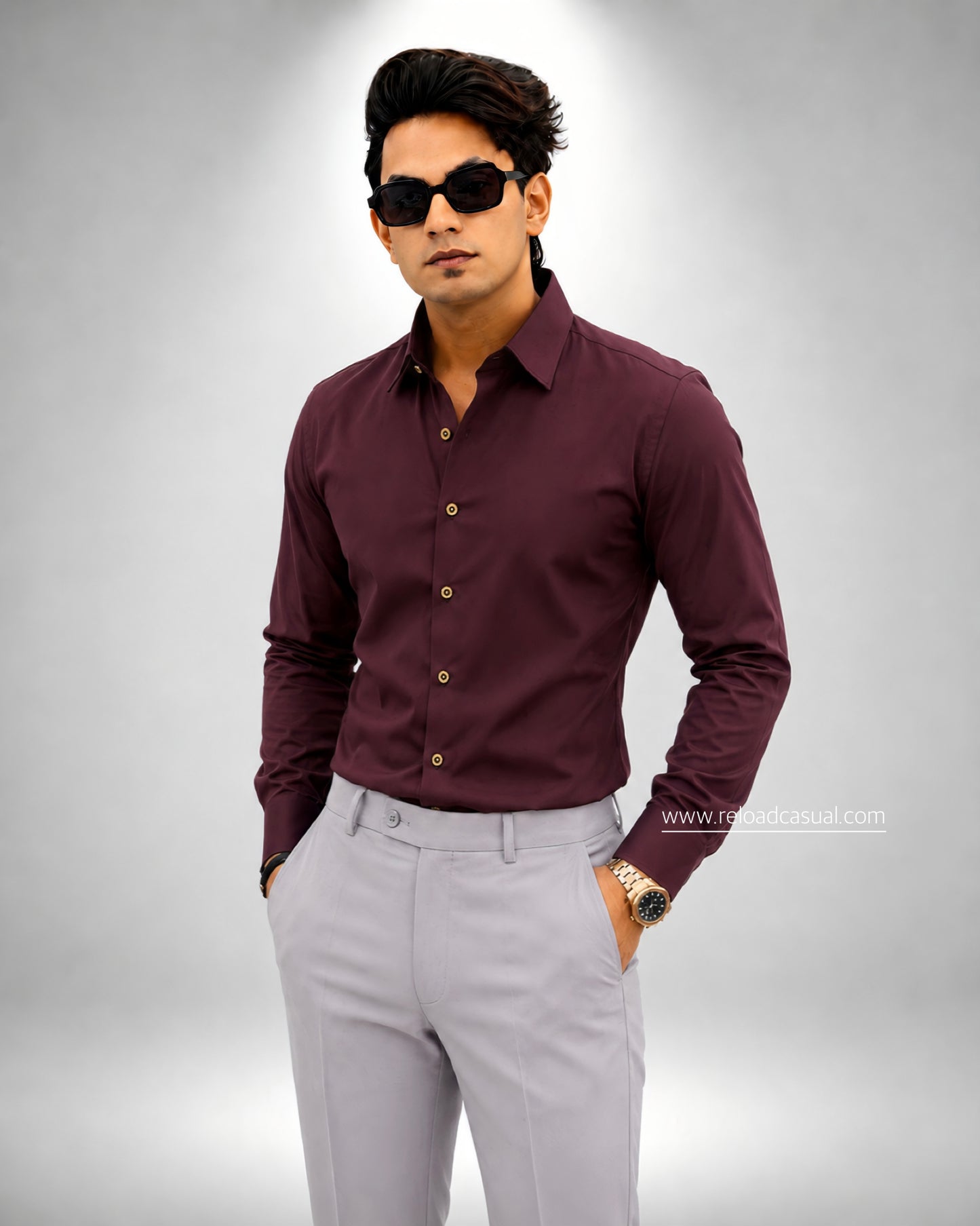 Premium Plain Slim Fit Shirt