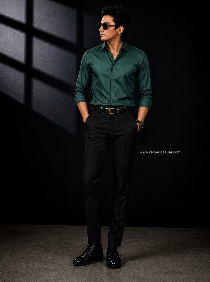 Premium Satin Shirt & Adjustable Pant Combo