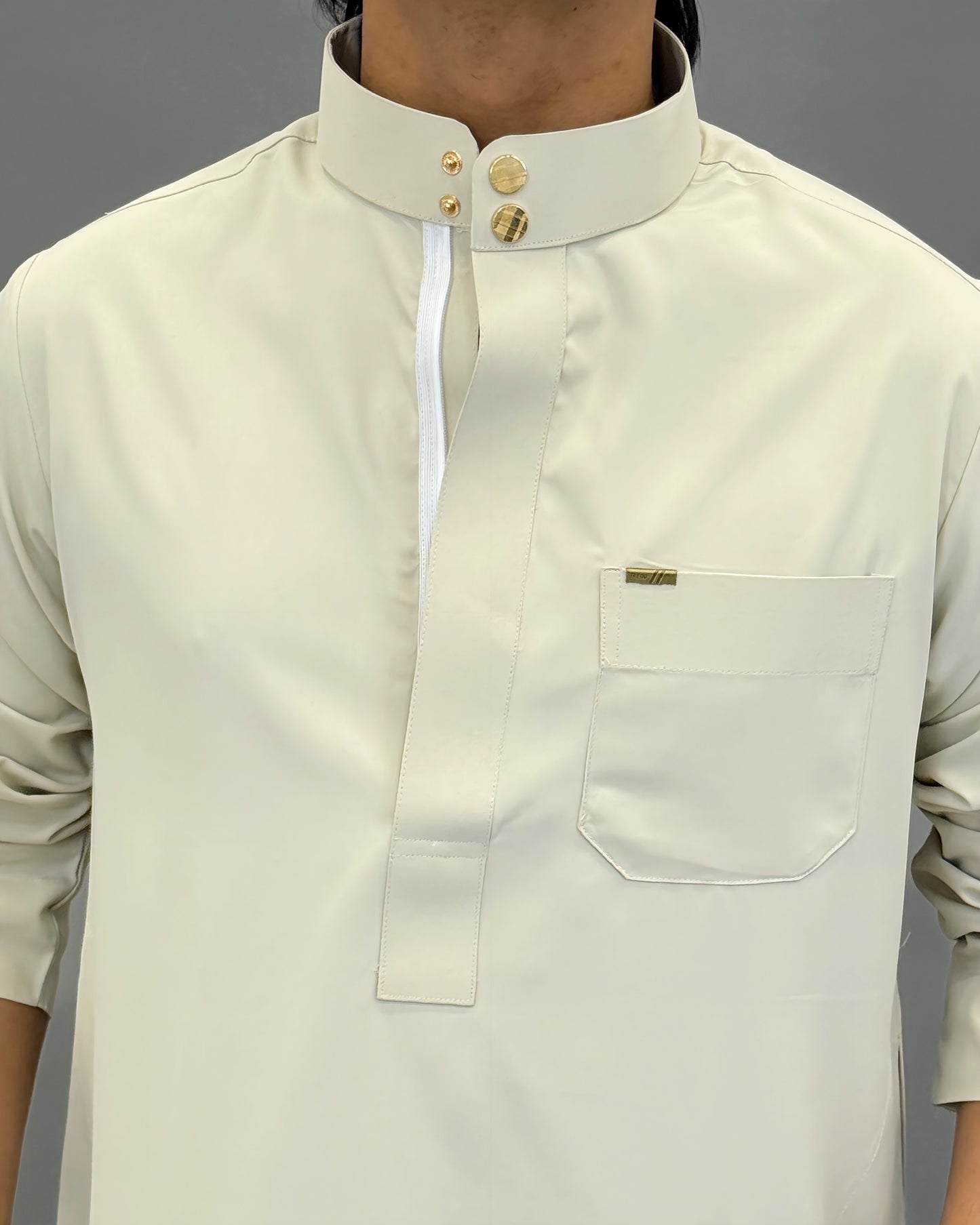 Men’s Cream Cotton Thobe