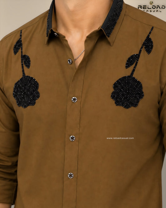 Double Rose Lachka Flock Diamond Shirt