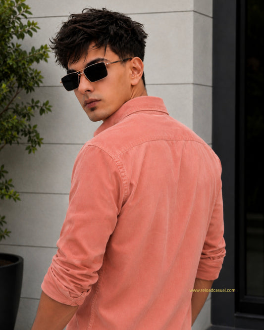 Italian Fit Corduroy Shirt