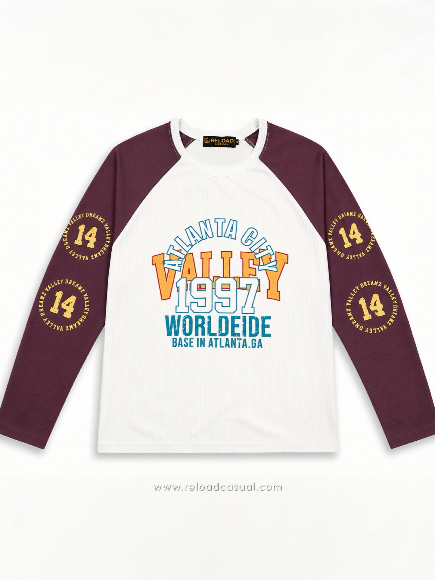 Atlanta City 1997 Waffle Knit Boxy Fit T-Shirt