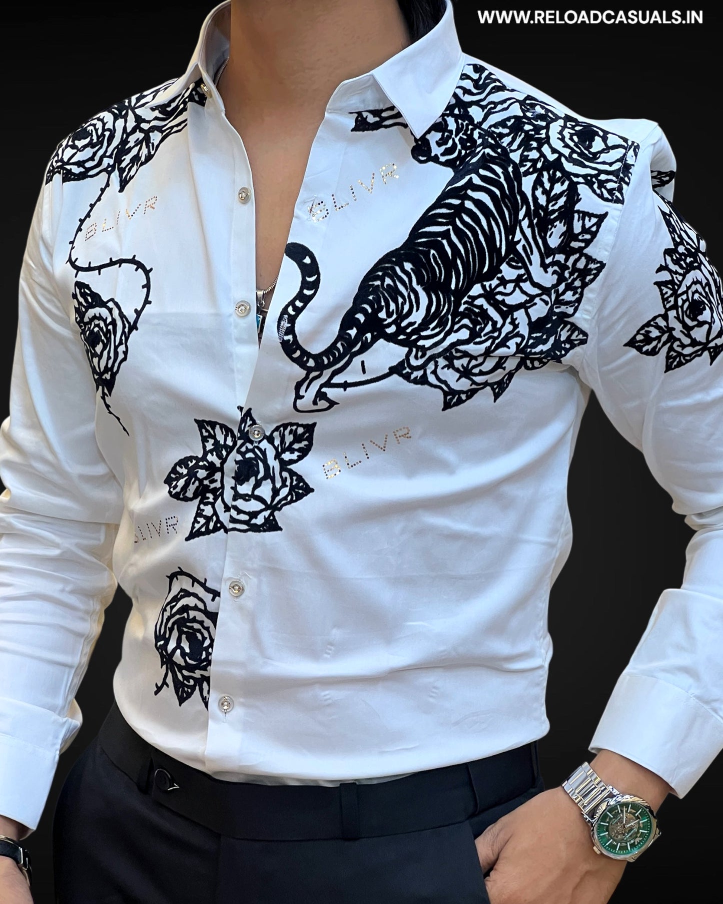 BLIVR Panther Bloom Shirt