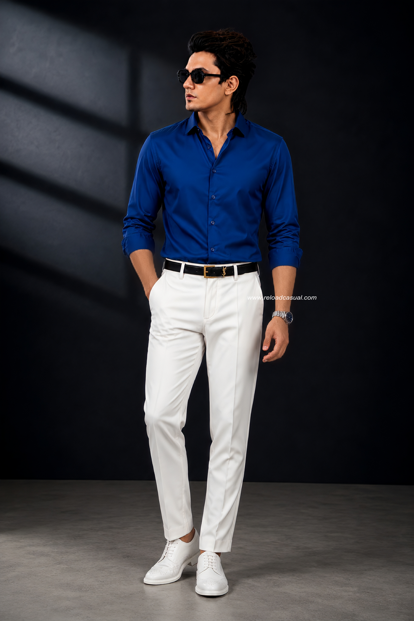 Premium Satin Shirt & Adjustable Pant Combo