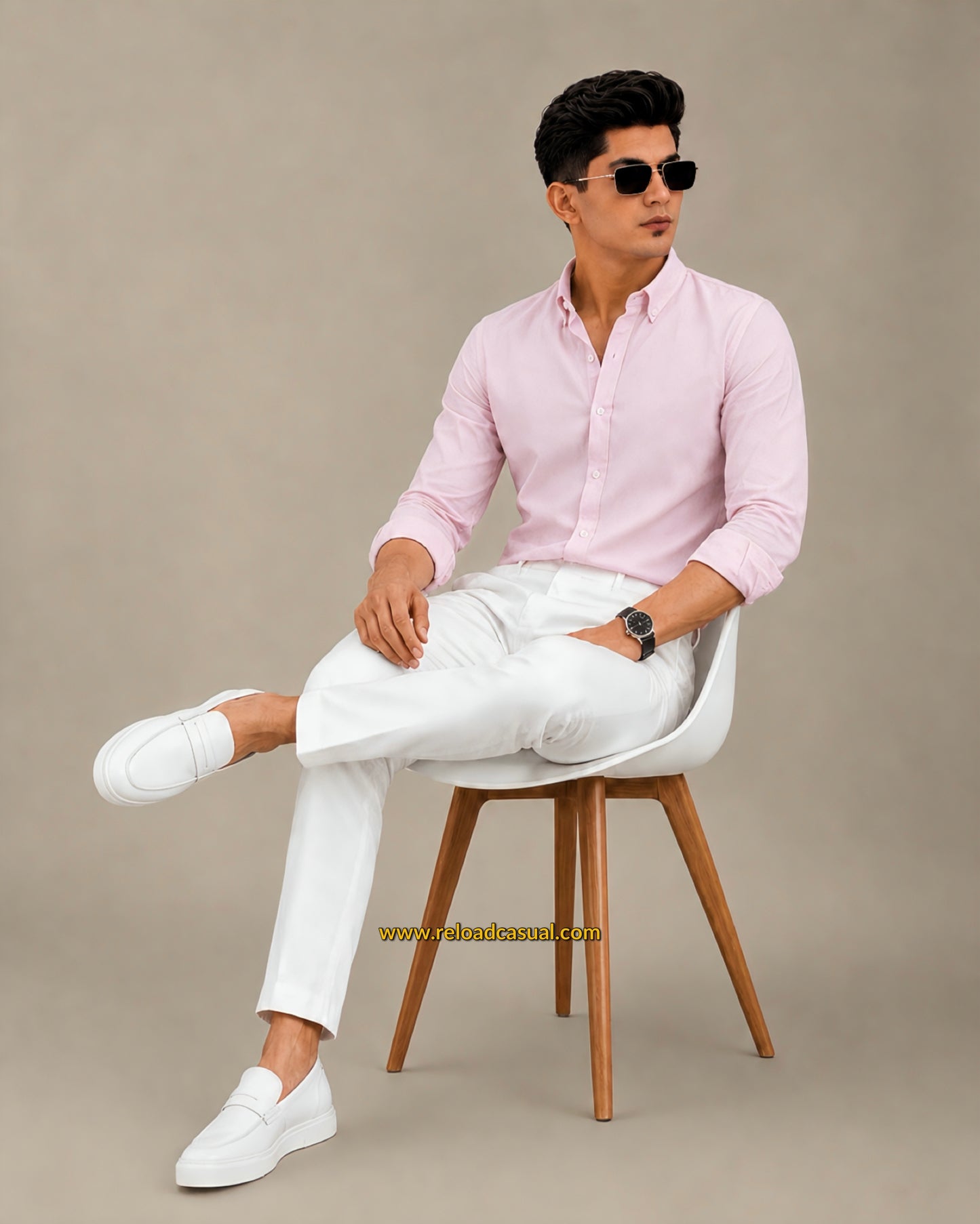 Men's Oxford Breathable Shirt + Hidden Zip Pocket Pant Combo (Copy)