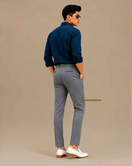 Men's Oxford Breathable Shirt + Hidden Zip Pocket Pant Combo