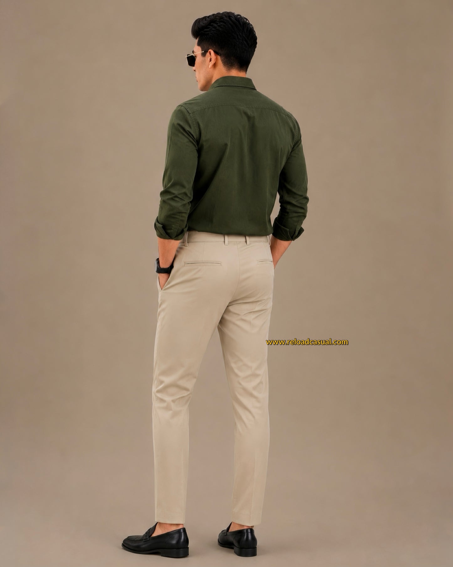 Men's Oxford Breathable Shirt + Hidden Zip Pocket Pant Combo