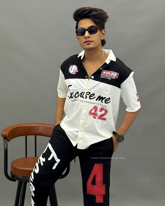 Edgy Street Style Racing Tracksuit