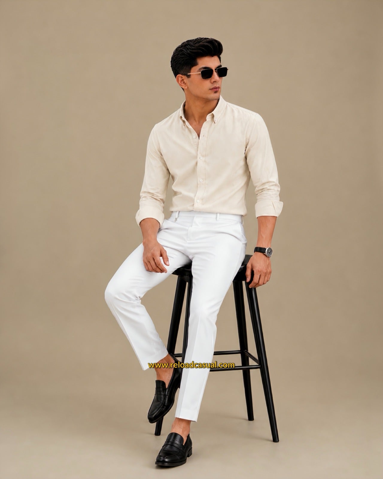 Men's Oxford Breathable Shirt + Hidden Zip Pocket Pant Combo