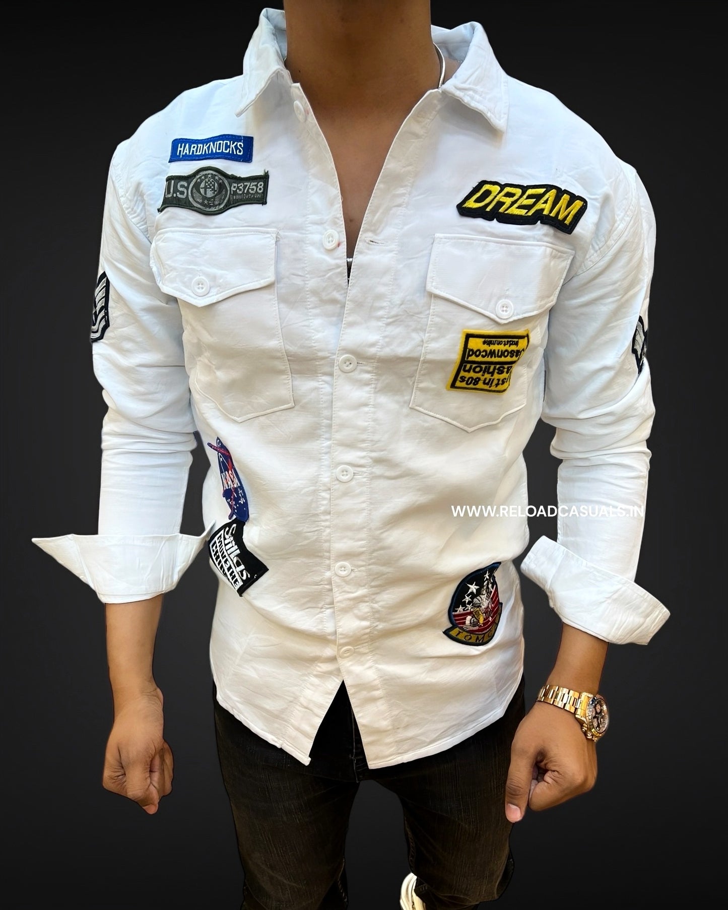 Dream Denim Patch Shirt