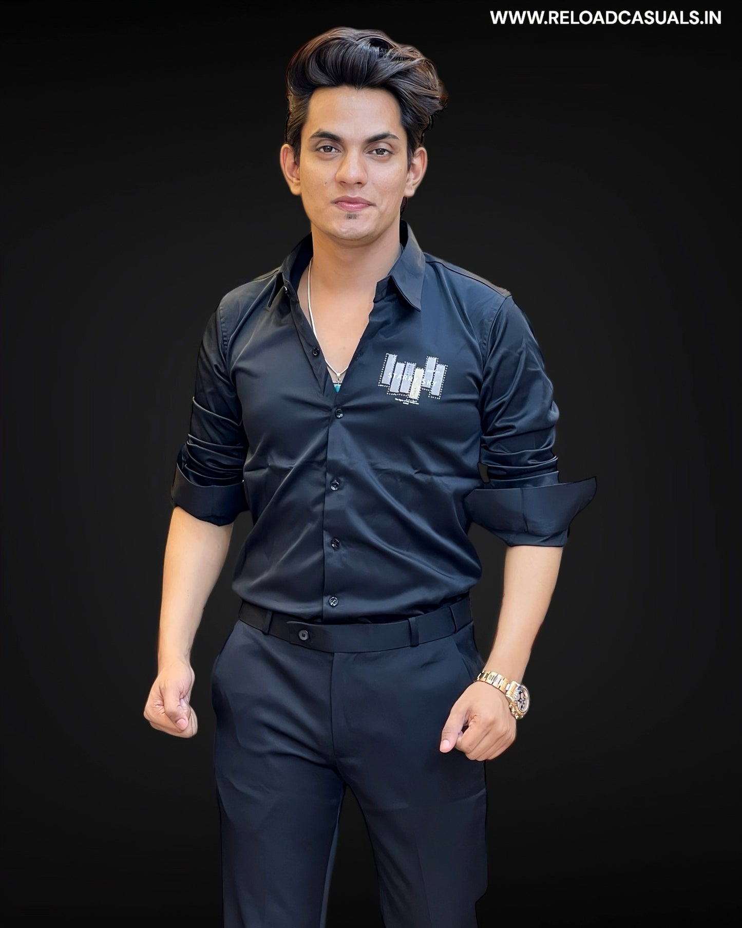 Starry Sky Lachka Fabric Shirt