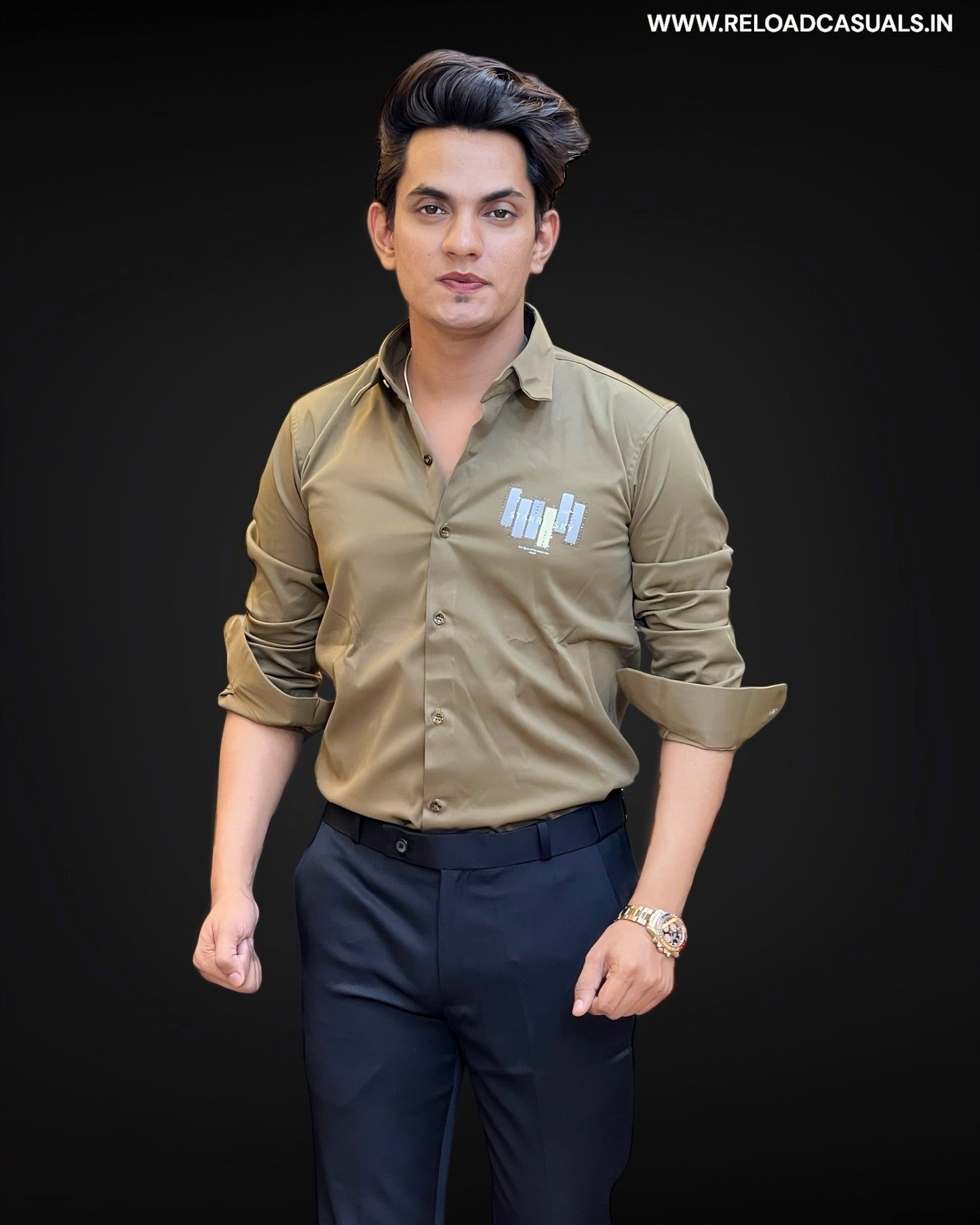 Starry Sky Lachka Fabric Shirt