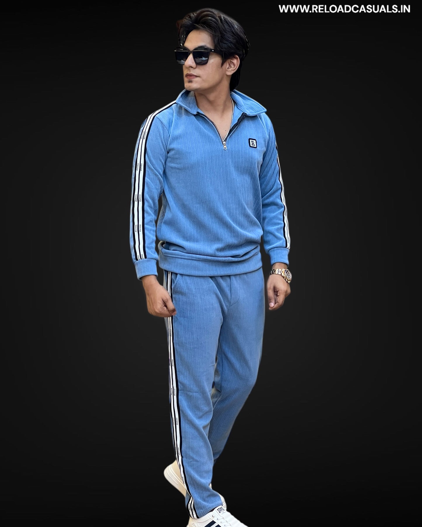Stripe Imp Full Track Suit - Combo