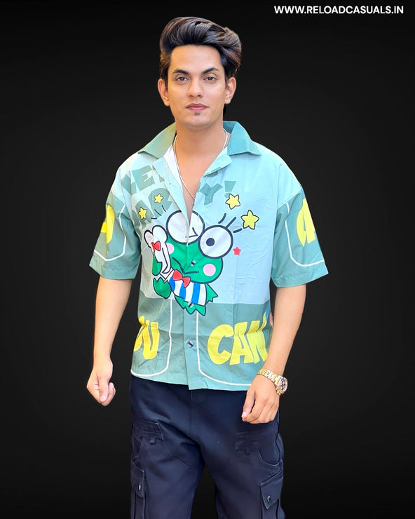 You Can Imp Print Half Shirt