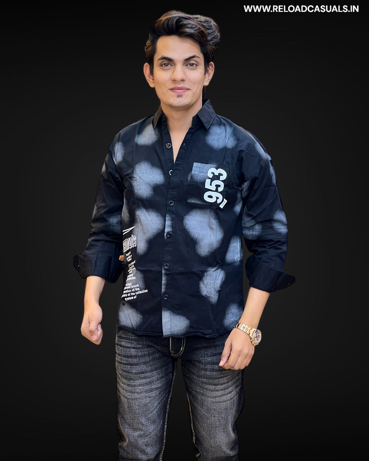 Grafitti Cloud Wash Shirt