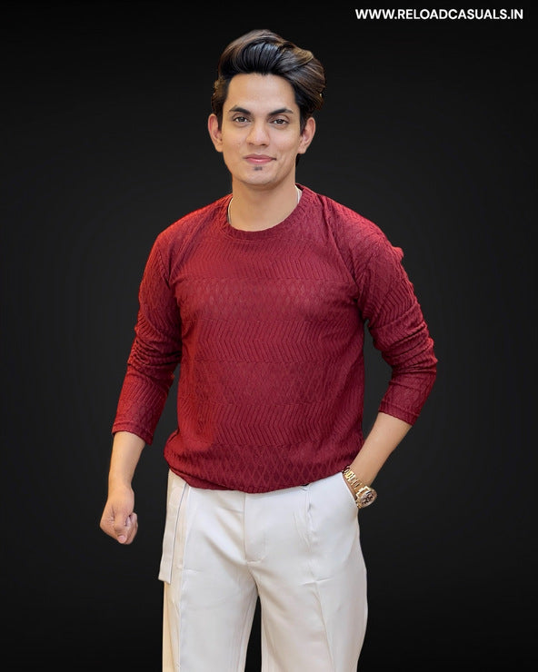 Self Design Imp T-Shirt