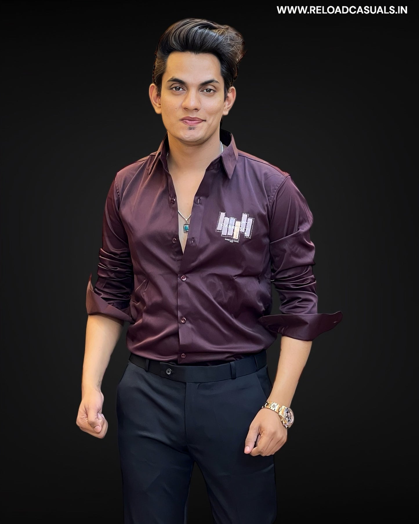Starry Sky Lachka Fabric Shirt