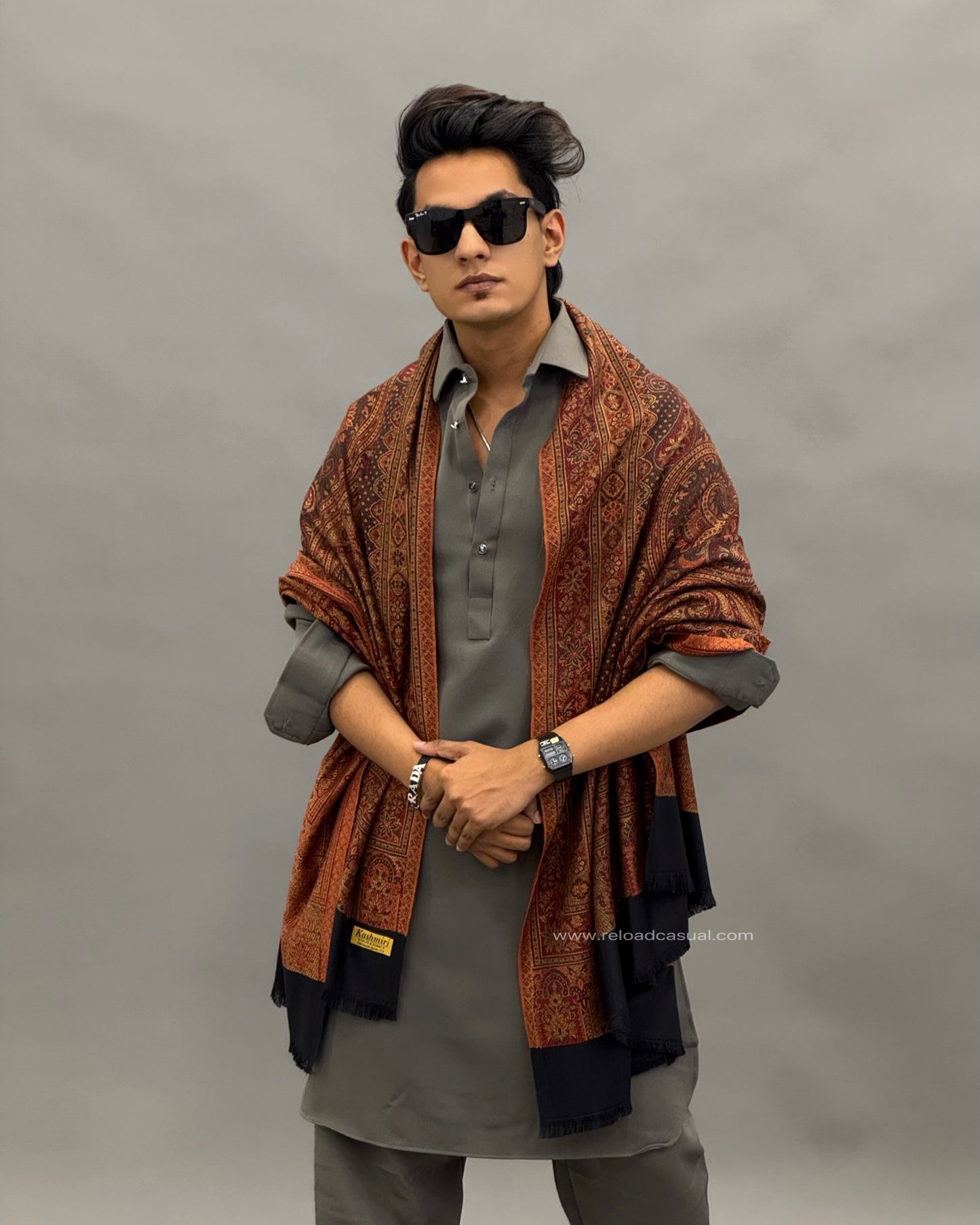 Premium Kashmiri Inspired Pashmina Shawl