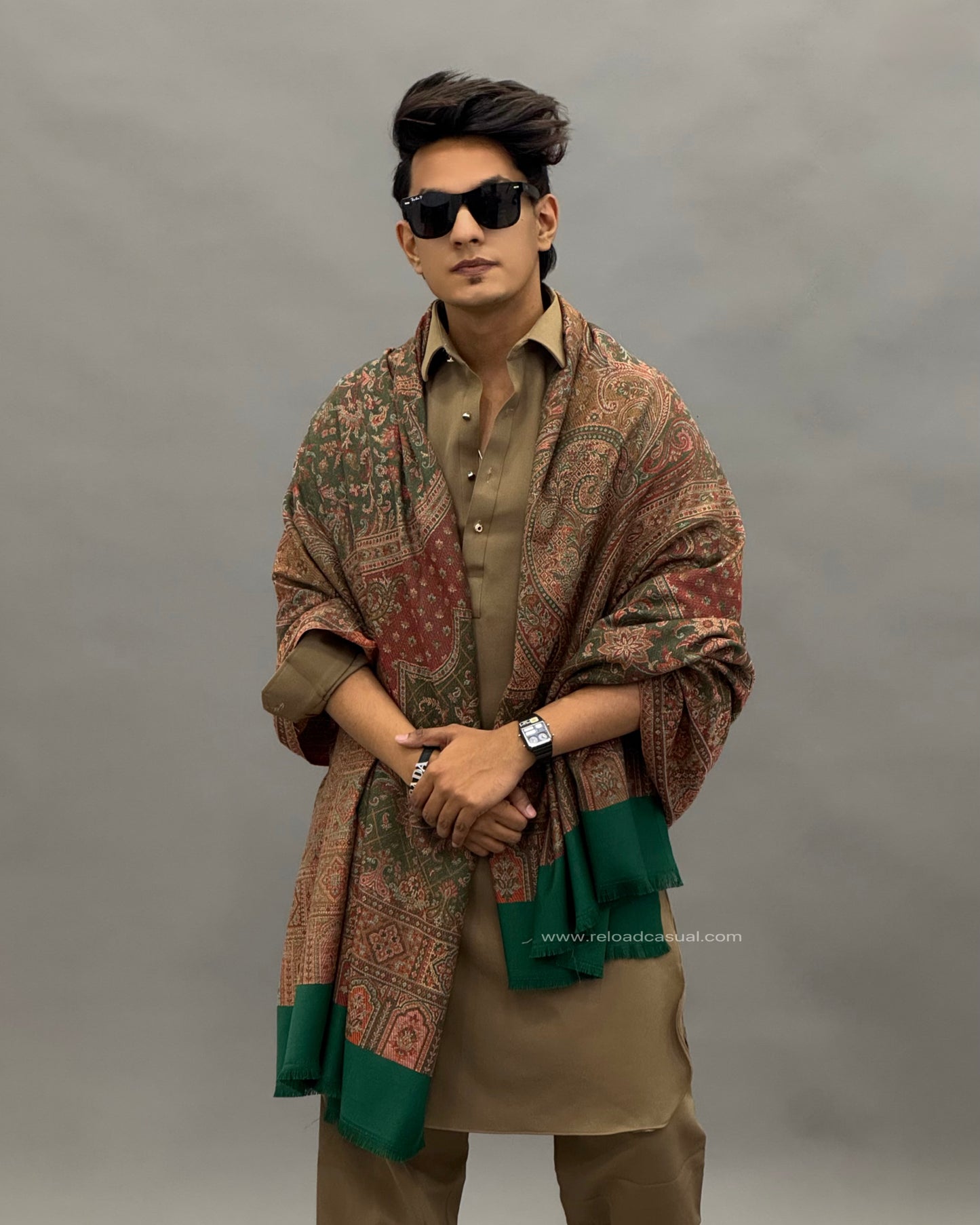 Premium Kashmiri Inspired Pashmina Shawl